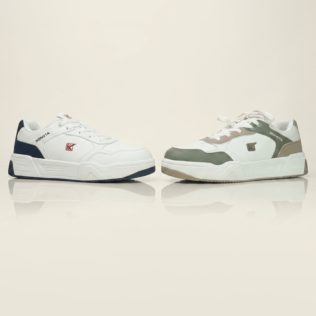 Songta White Sneakers for Men