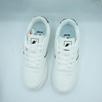 Unisex Low-Top Sneakers Classic White with Black, Red & Green Detail