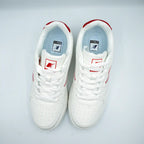 Unisex Low-Top Sneakers Classic White with Black, Red & Green Detail