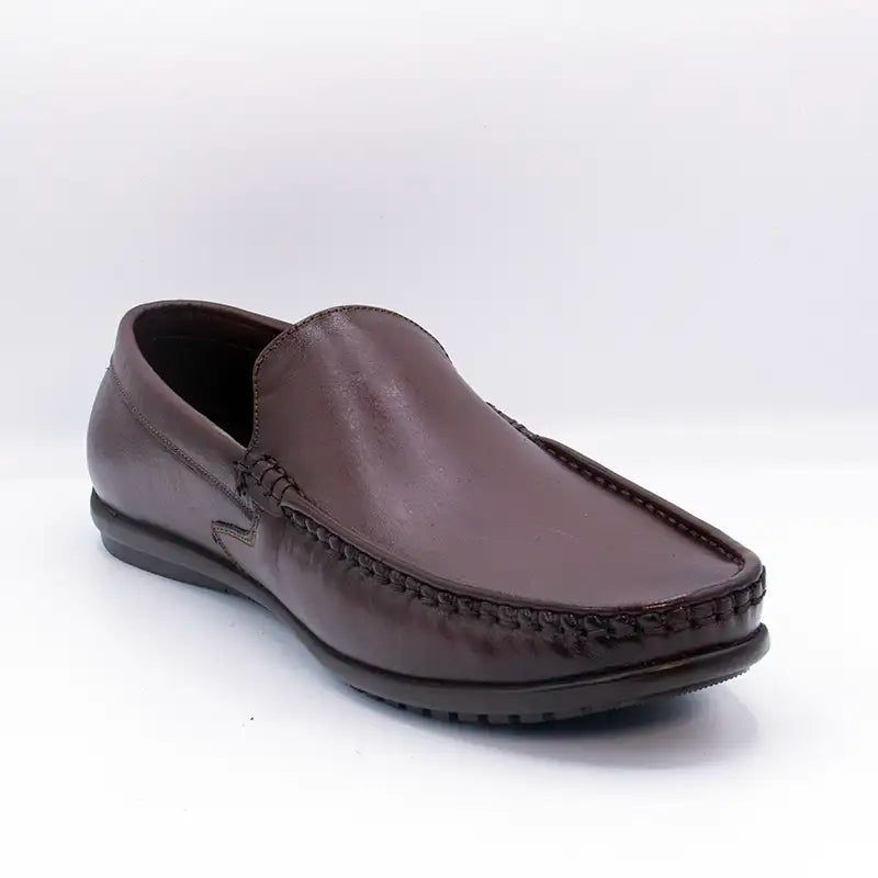 Men’s 100% Genuine Leather Brown Loafer GS95