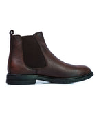 GoldStar Republic Leather men's brown Chelsea boots GS177 – view 1