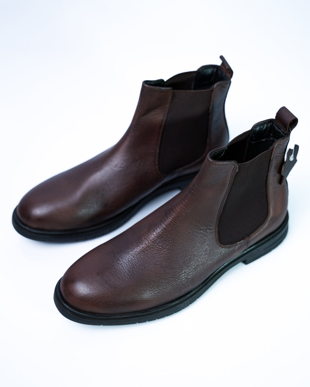 GoldStar Republic Leather men's brown Chelsea boots GS177 – view 4