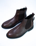 GoldStar Republic Leather men's brown Chelsea boots GS177 – view 4