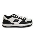 Bond Street men's white and black casual sneakers, PU upper, lace-up — GS171 by GoldStar at Jutapasal Nepal