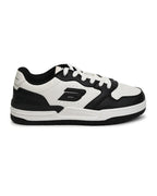 Bond Street men's white and black casual sneakers, PU upper, lace-up — GS171 by GoldStar at Jutapasal Nepal