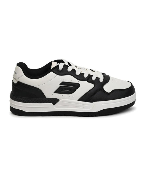 Bond Street men's white and black casual sneakers, PU upper, lace-up — GS171 by GoldStar at Jutapasal Nepal