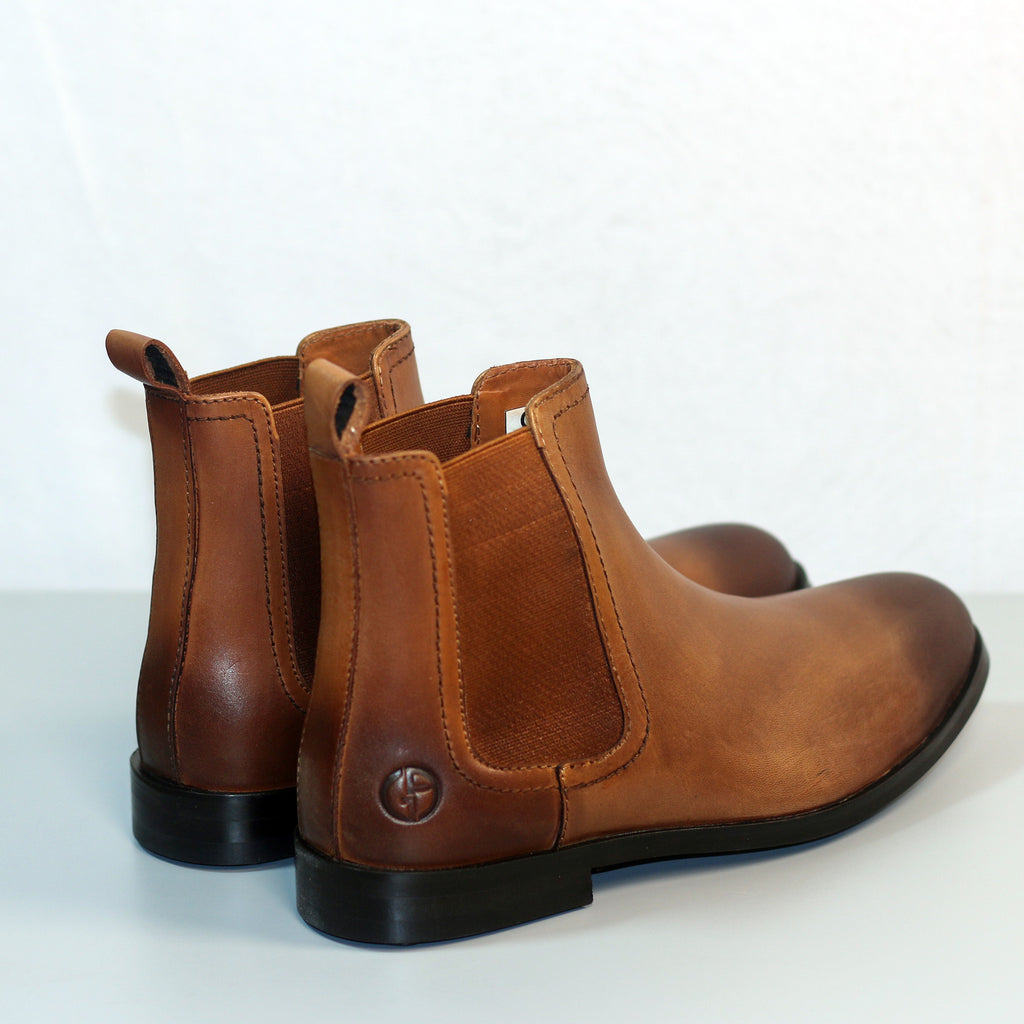 Men's Genuine Leather Chelsea Boots [GS108]