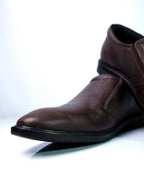 GoldStar Republic Leather GS176 brown genuine leather slip-on loafers for men