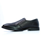 GoldStar Republic Leather GS176 black genuine leather slip-on loafers for men