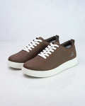Goldstar Coffee Brown Minimalist Casual Sneakers For Men GS159