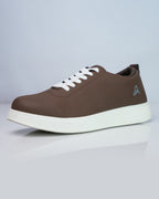 Goldstar Coffee Brown Minimalist Casual Sneakers For Men GS159