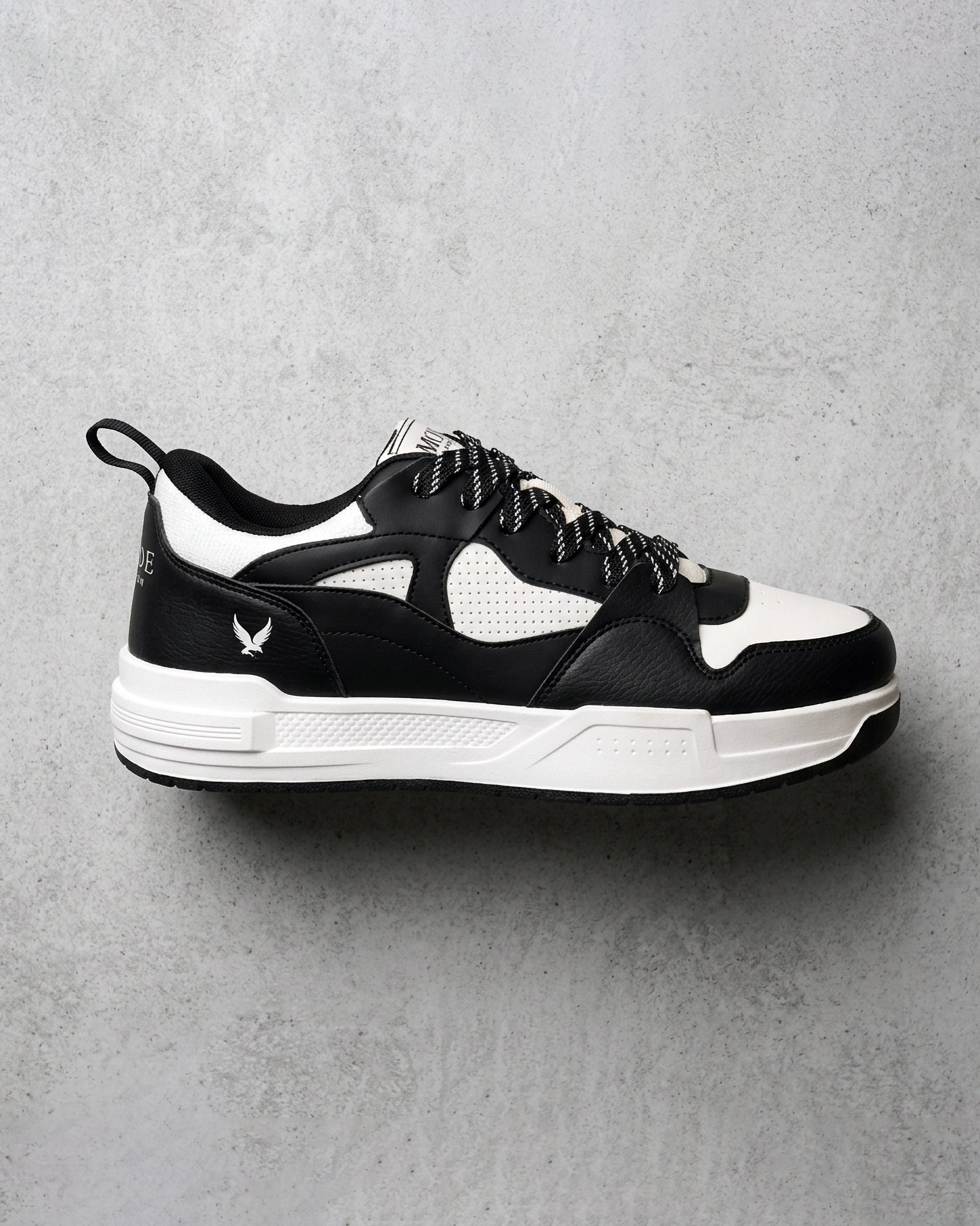Goldstar Black Off-White Chunky Casual Sneakers For Men GS161