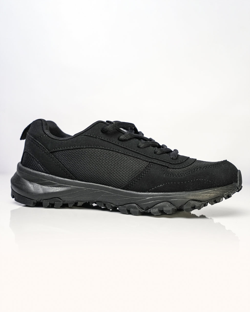 Goldstar Full Black Sports Running Shoes For Men GS162