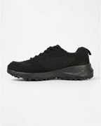 Goldstar Full Black Sports Running Shoes For Men GS162