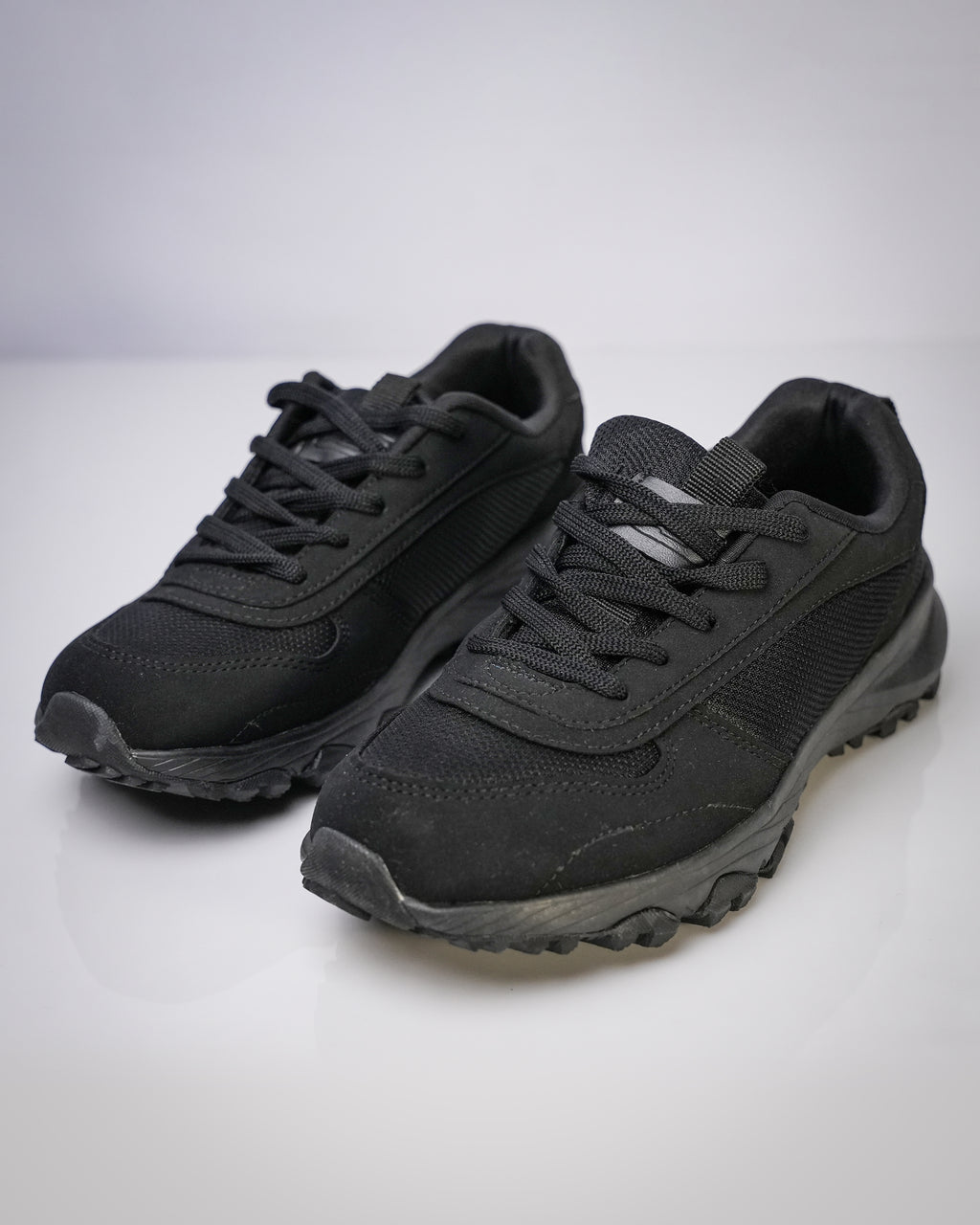 Goldstar Full Black Sports Running Shoes For Men GS162