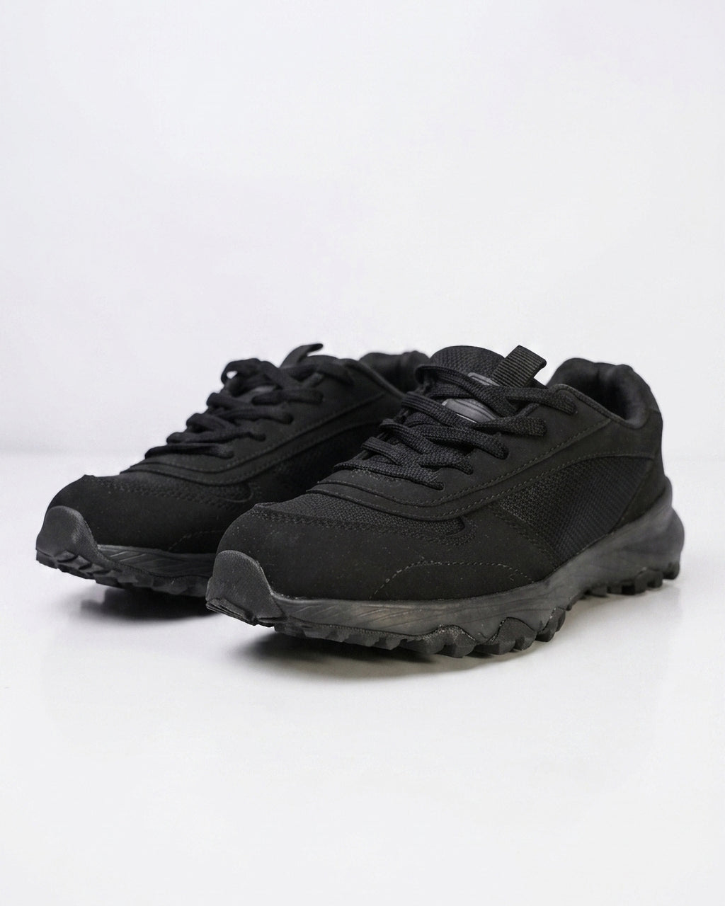 Goldstar Full Black Sports Running Shoes For Men GS162