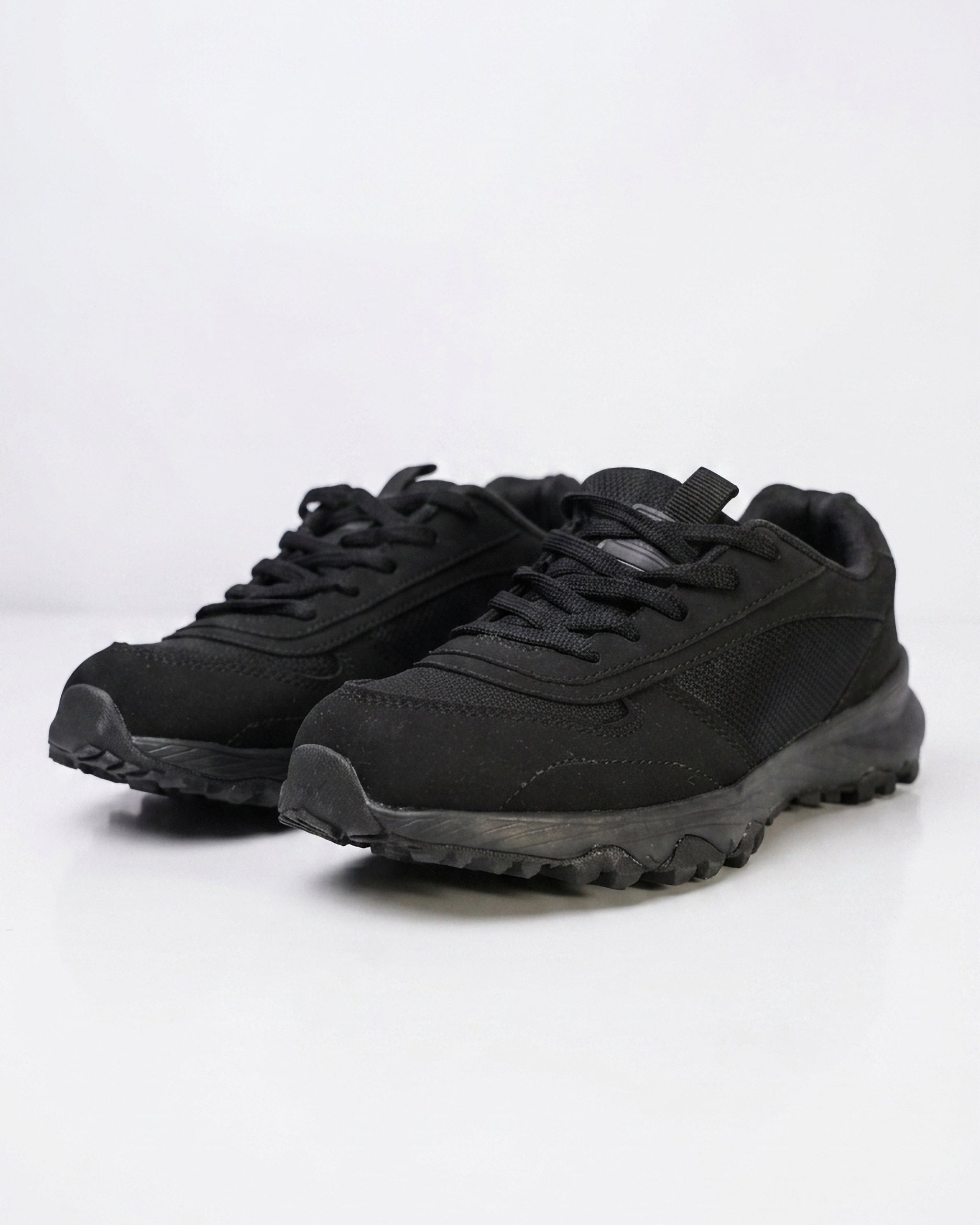 Goldstar Full Black Sports Running Shoes For Men GS162