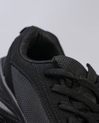 Goldstar Full Black Sports Running Shoes For Men GS162
