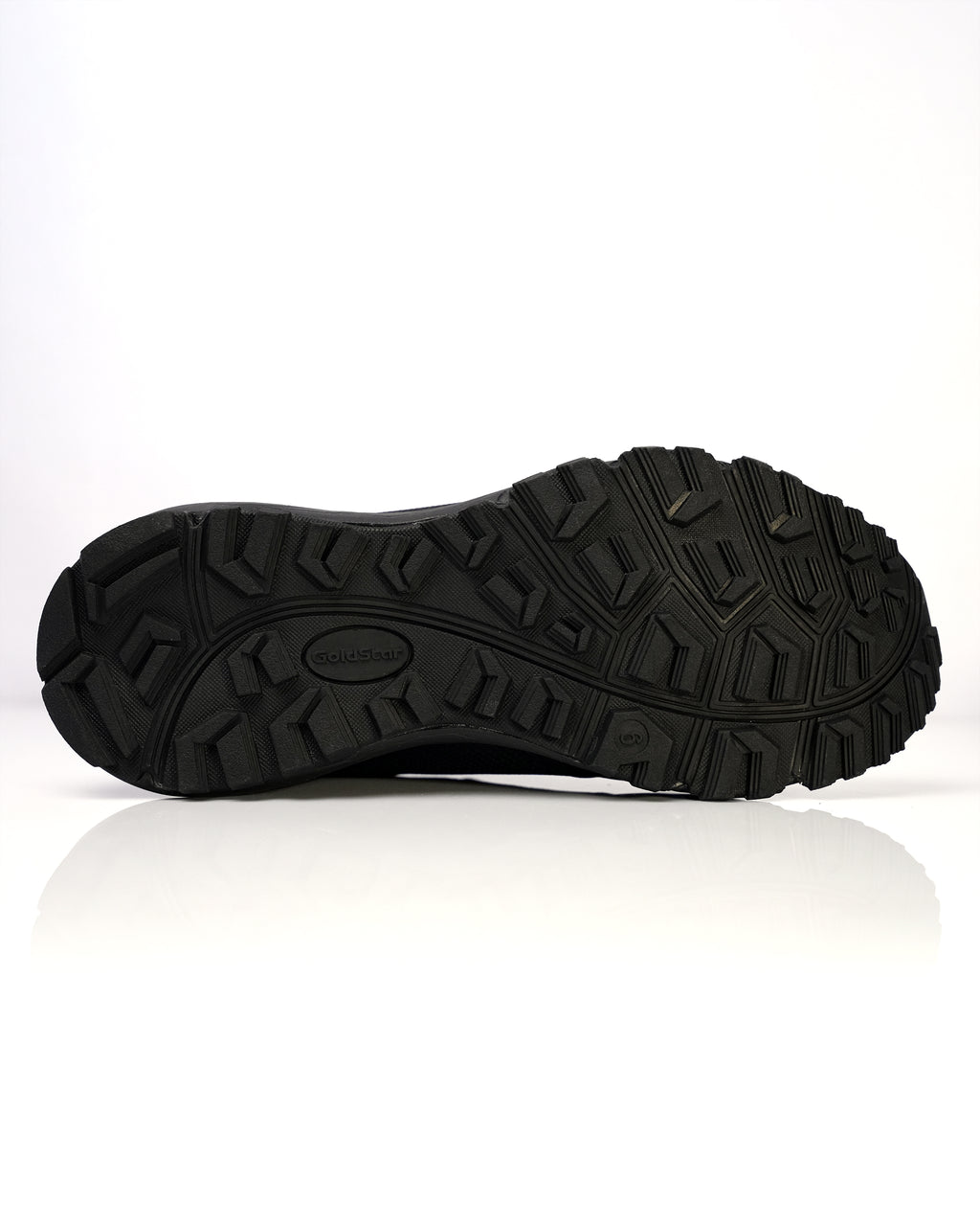 Goldstar Full Black Sports Running Shoes For Men GS162