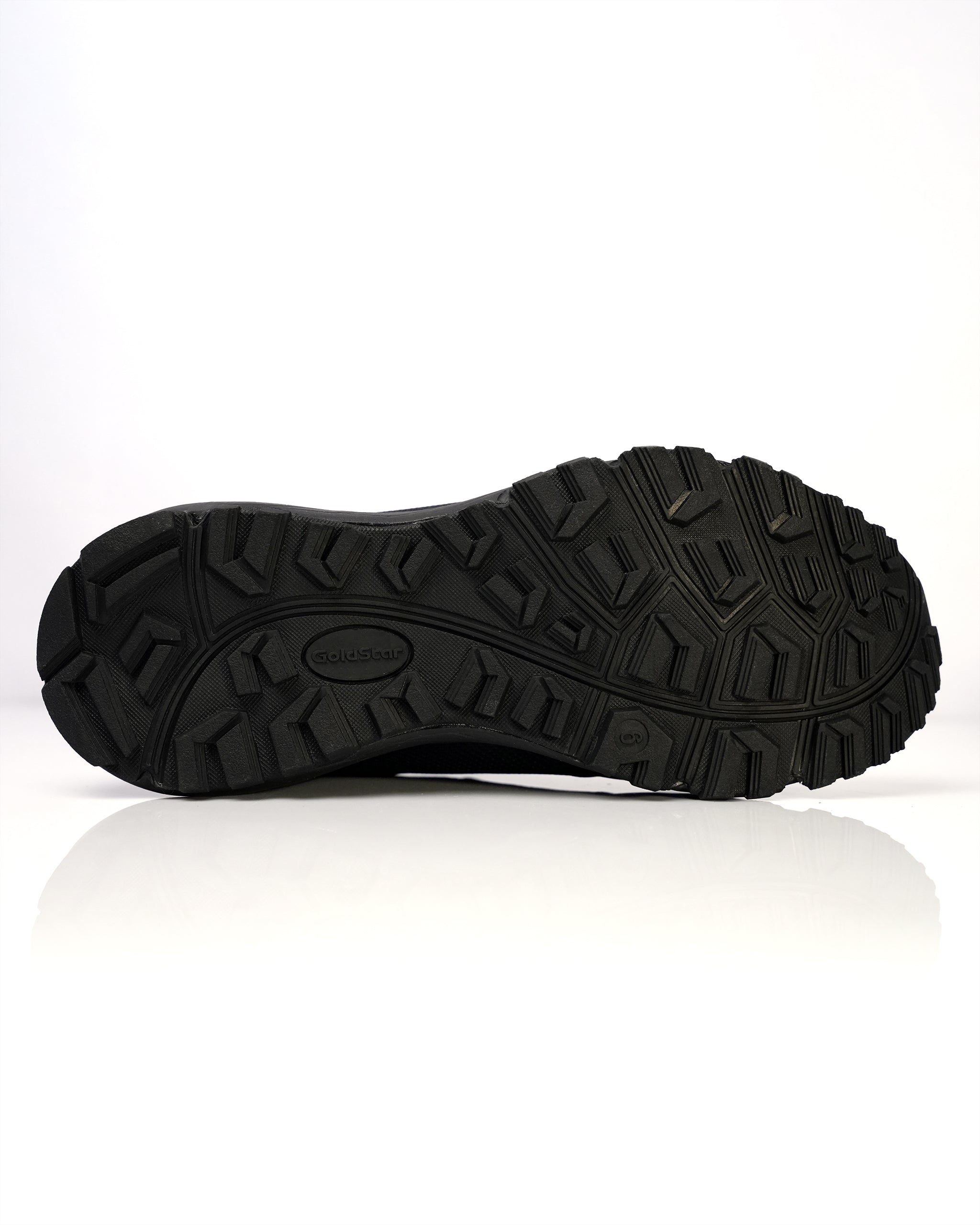 Goldstar Full Black Sports Running Shoes For Men GS162