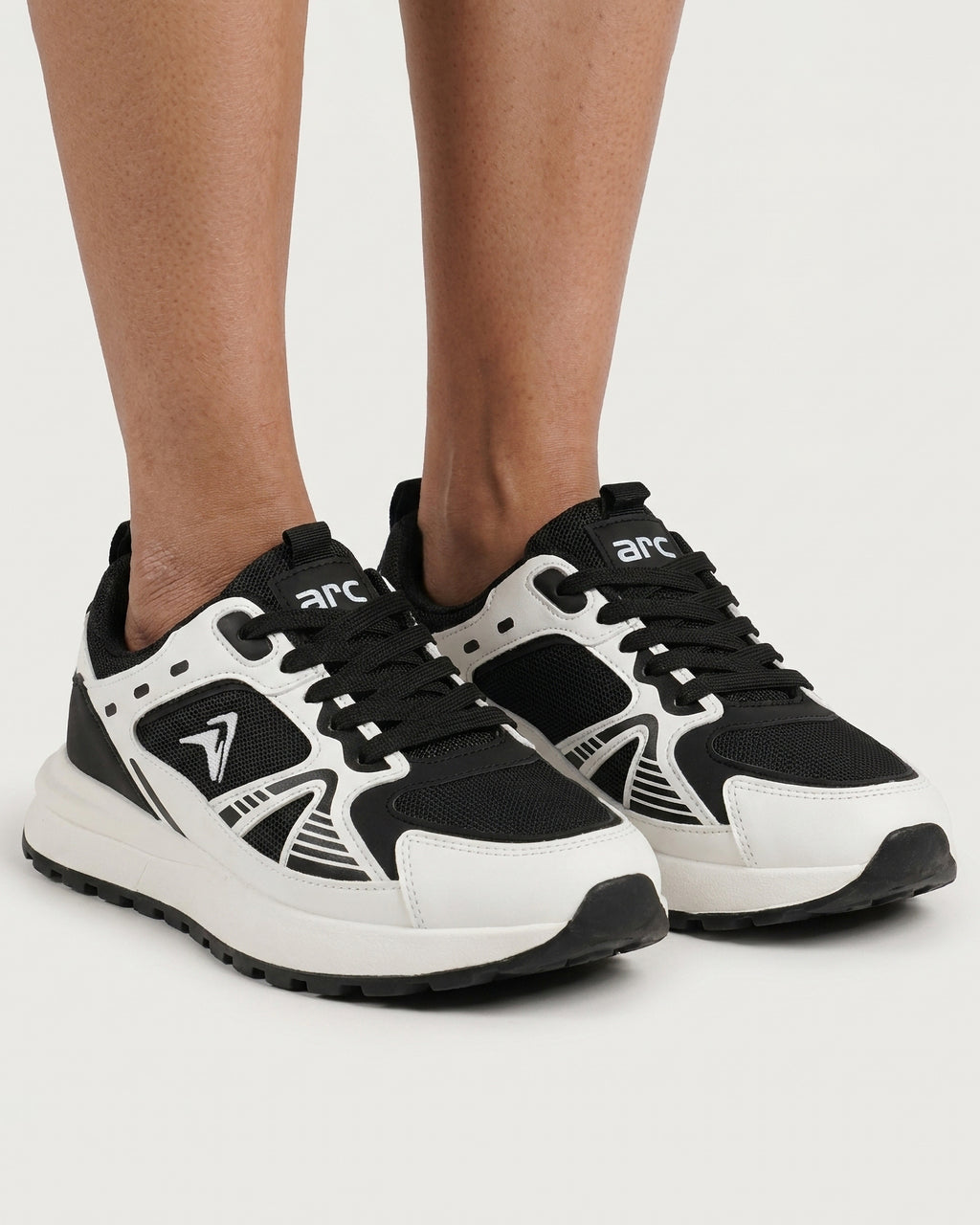 Goldstar White Black Casual Sneakers For Men GS164