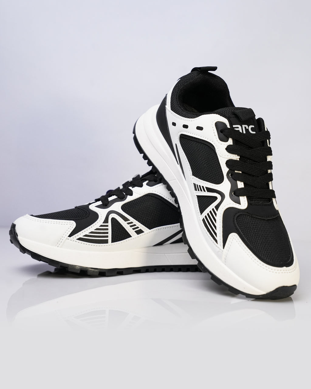 Goldstar White Black Casual Sneakers For Men GS164