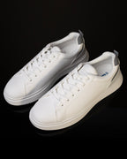 Goldstar White Casual Low-Top Sneakers For Men GS165