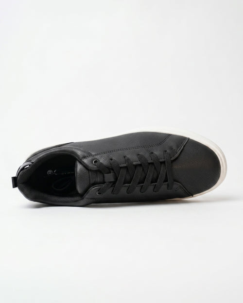 Goldstar Black Casual Low-Top Sneakers For Men GS166