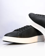 Goldstar Black Casual Low-Top Sneakers For Men GS166