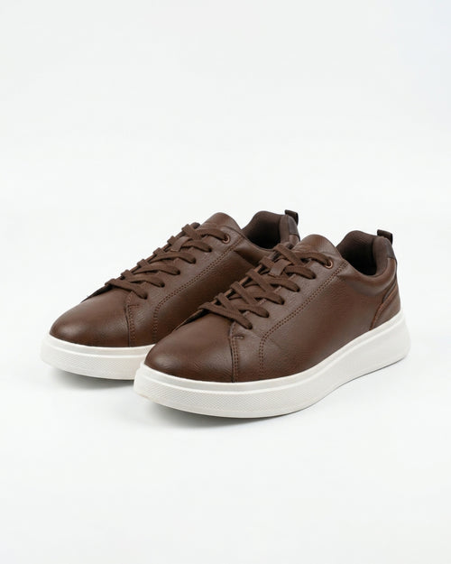 Goldstar Dark Brown Casual Low-Top Sneakers For Men GS167