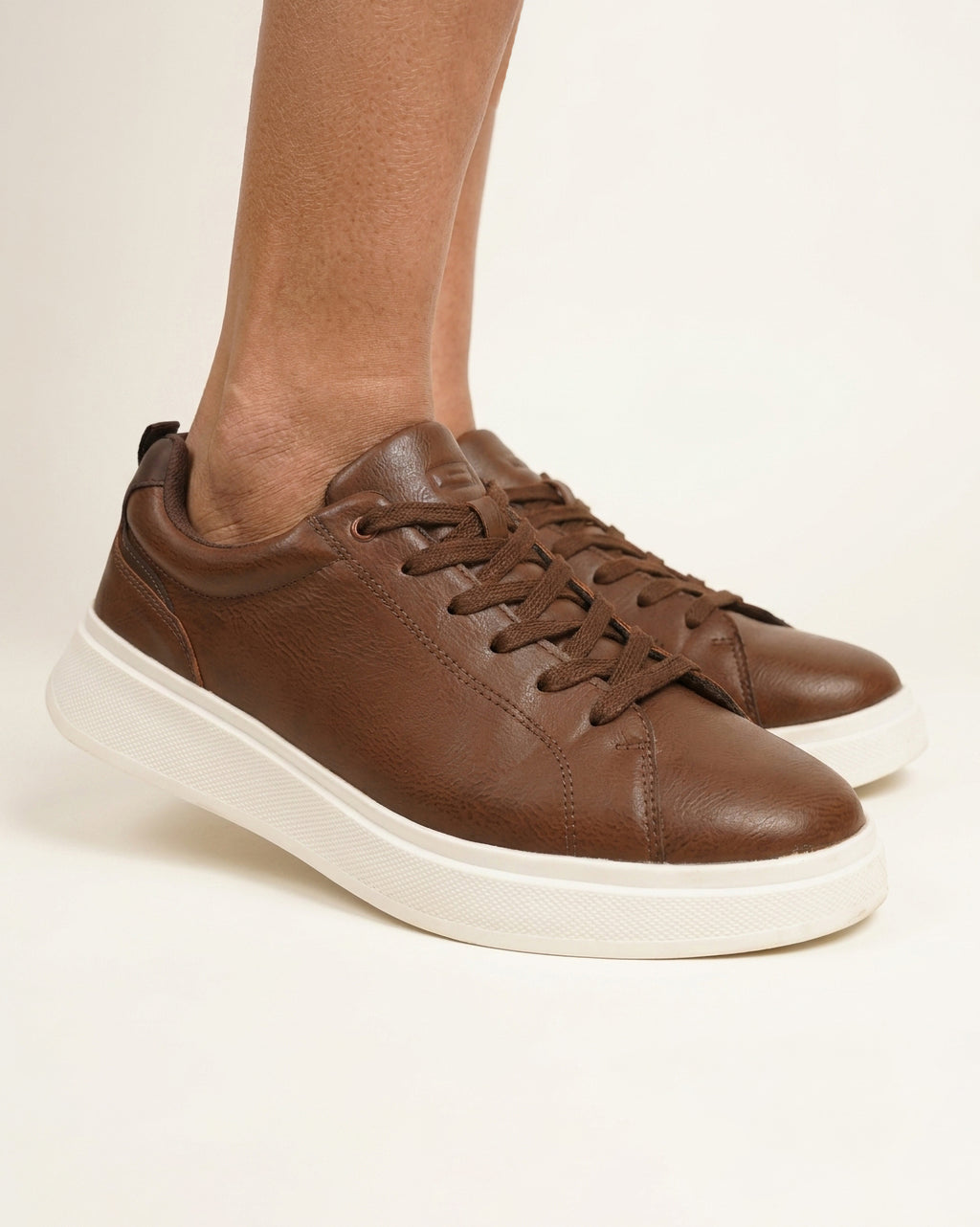 Goldstar Dark Brown Casual Low-Top Sneakers For Men GS167