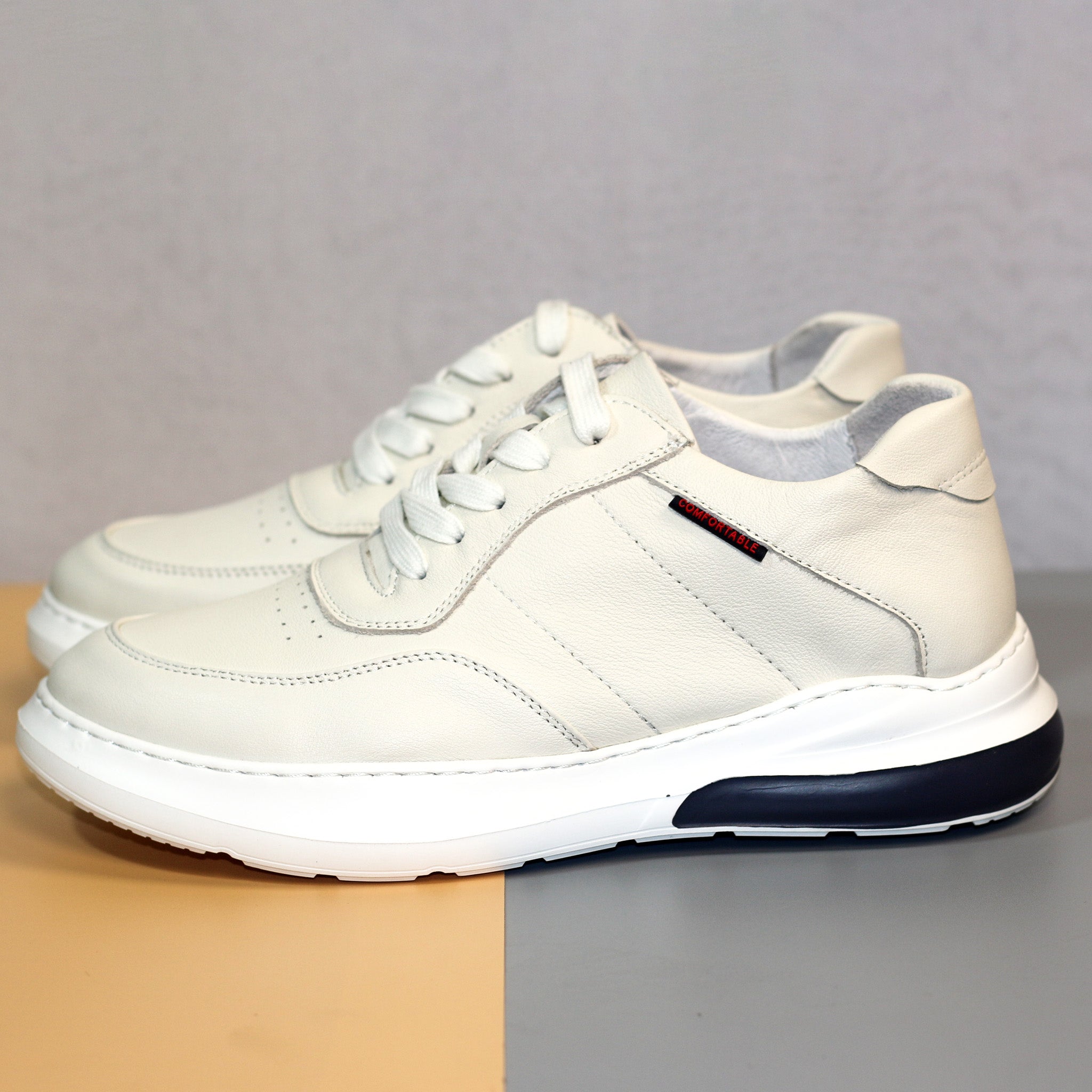 Men's Chunky Leather Sneakers [GS106]