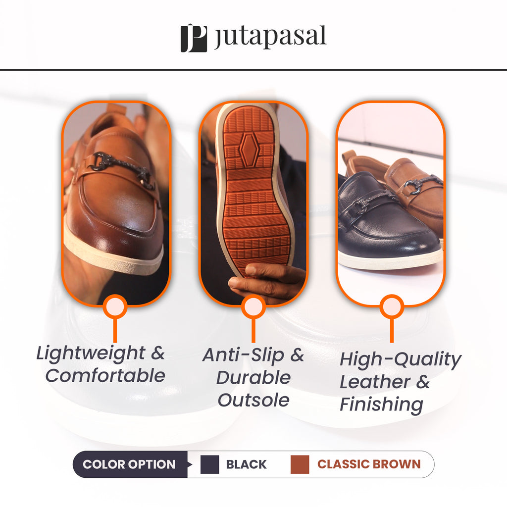 Men’s Leather Horsebit Loafer [GS97]