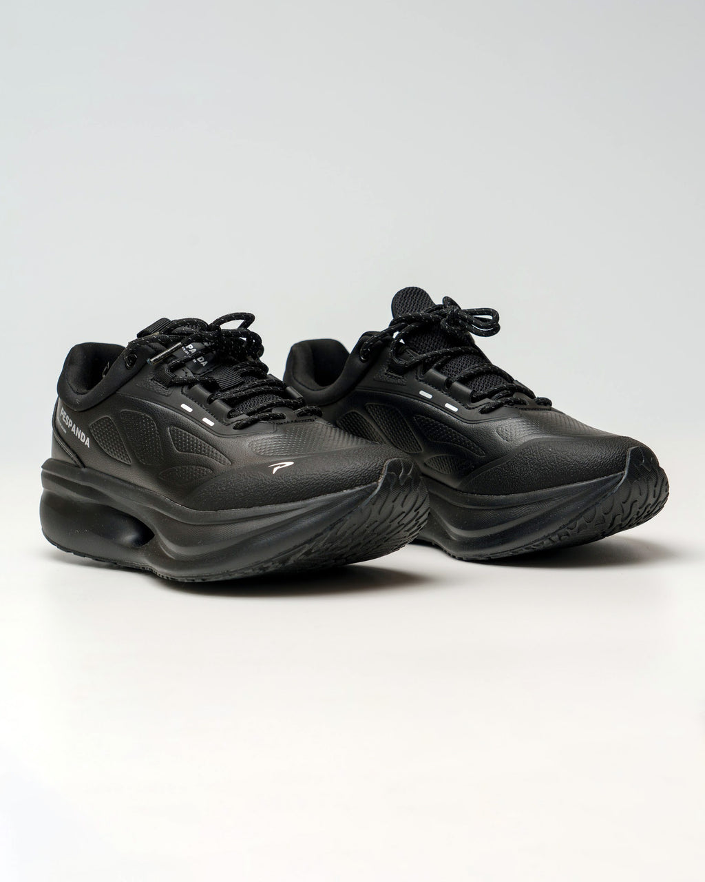 Black PESPANDA Men’s Orthopedic Rocker-Bottom Shoes GS184 – Jutapasal