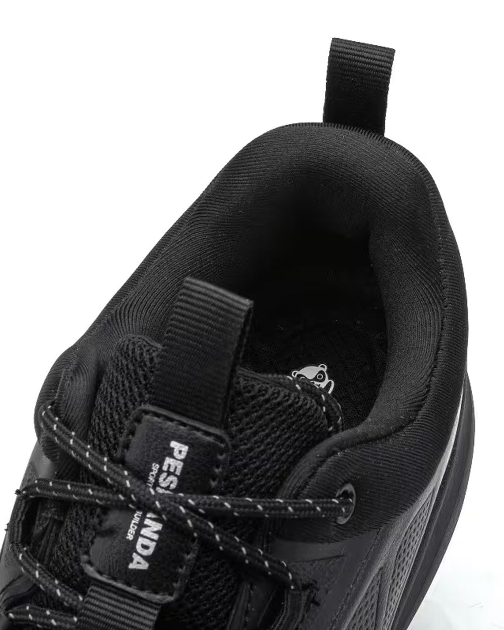 Black PESPANDA Men’s Orthopedic Rocker-Bottom Shoes GS184 – Jutapasal
