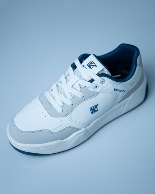 SONGTA Casual Sneakers For Men GS170 – White+Navy & Grey+Blue