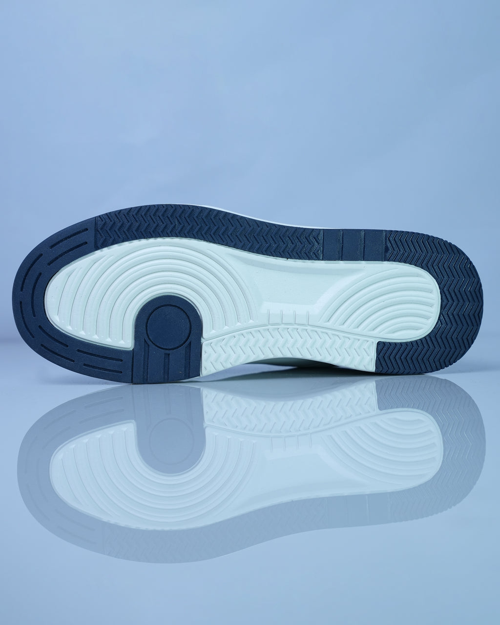 SONGTA White Navy Casual Sneakers For Men GS170