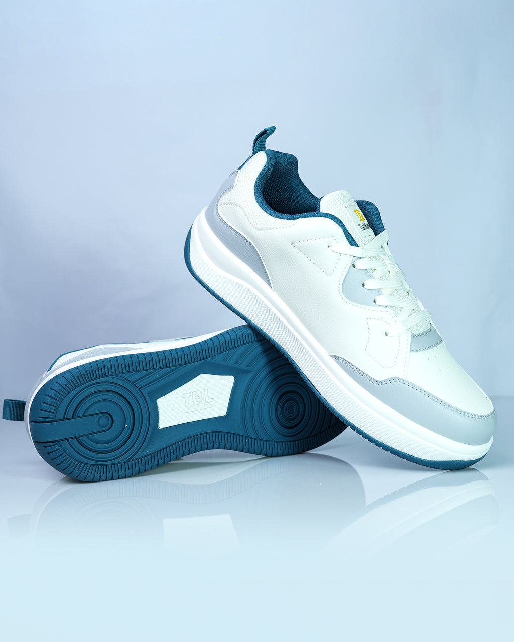 TBL GS175 men’s retro sport-casual sneakers with PU leather upper and rubber outsole