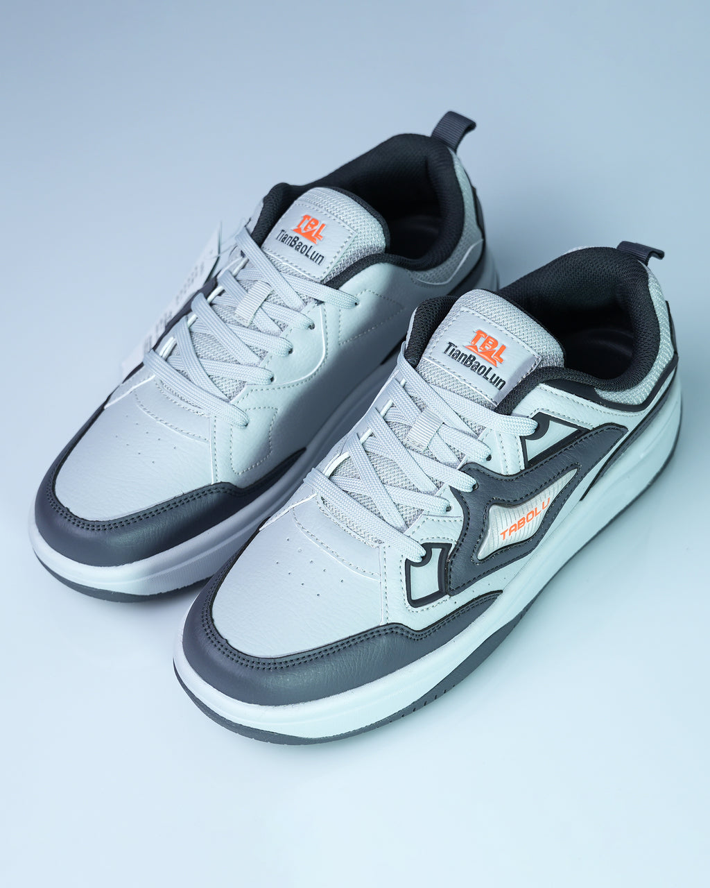 TBL GS175 men’s retro sport-casual sneakers with PU leather upper and rubber outsole