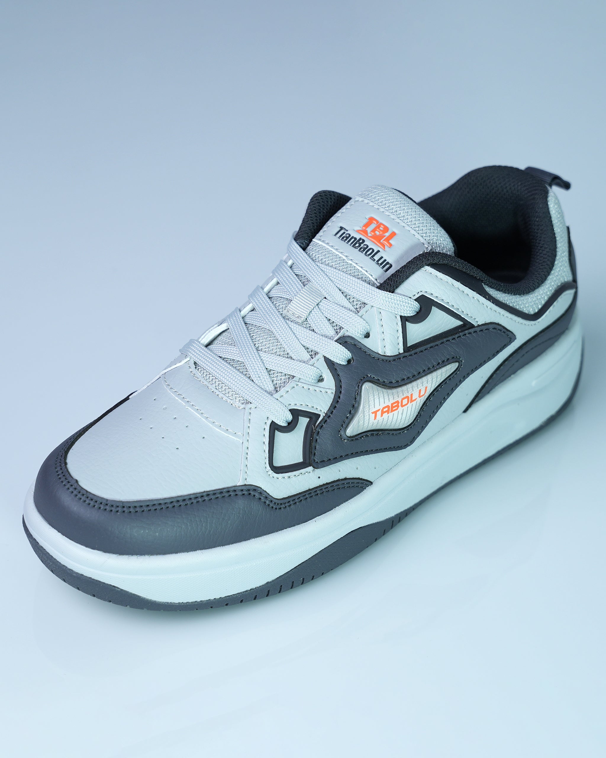 TBL GS175 men’s retro sport-casual sneakers with PU leather upper and rubber outsole