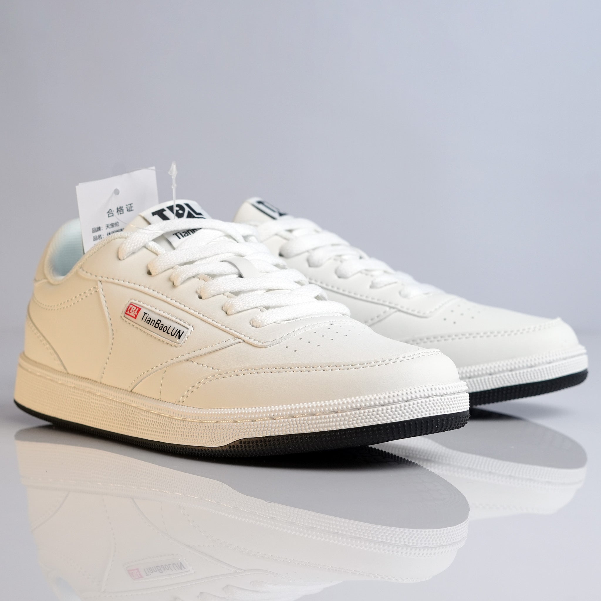 TBL Classic White Sneakers for Men [GS137]