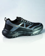 Warrior Black Grey Leisure Sports Shoes For Men GS143