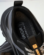 Warrior Black Grey Leisure Sports Shoes For Men GS143
