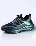 Warrior Black Grey Leisure Sports Shoes For Men GS143