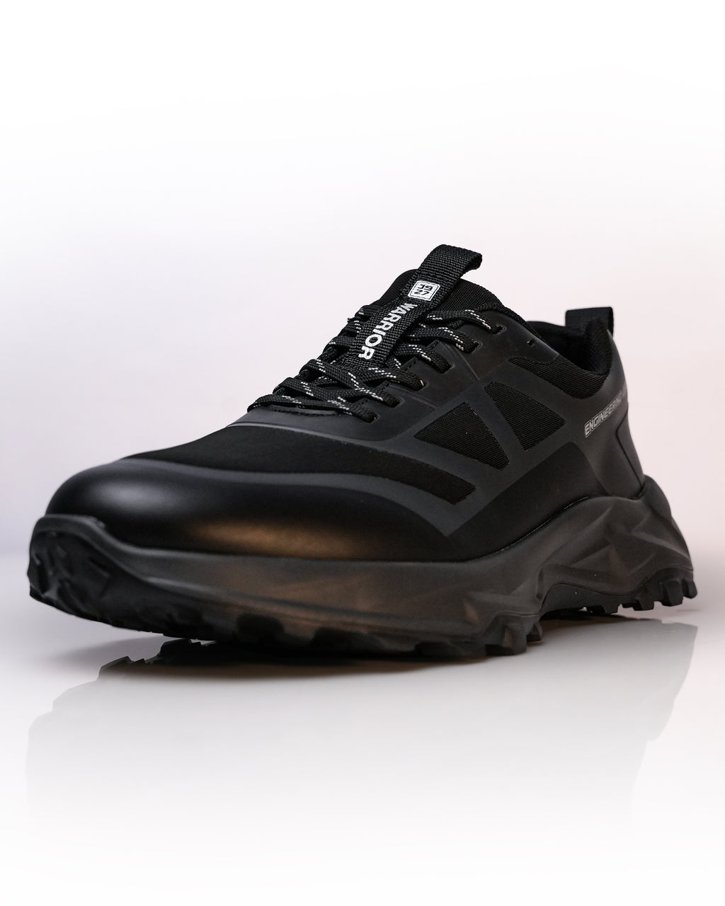 Warrior Black Grey Leisure Sports Shoes For Men GS143