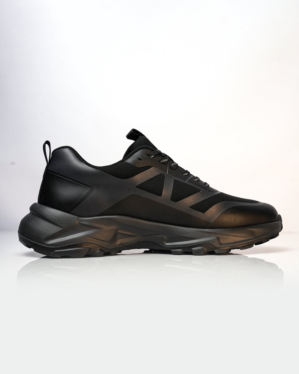 Warrior Black Grey Leisure Sports Shoes For Men GS143