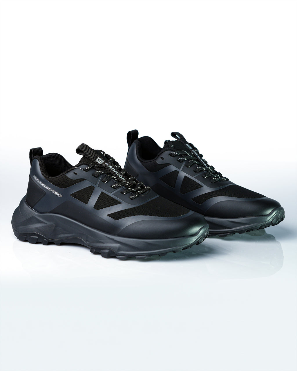 Warrior Black Grey Leisure Sports Shoes For Men GS143