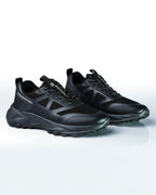 Warrior Black Grey Leisure Sports Shoes For Men GS143