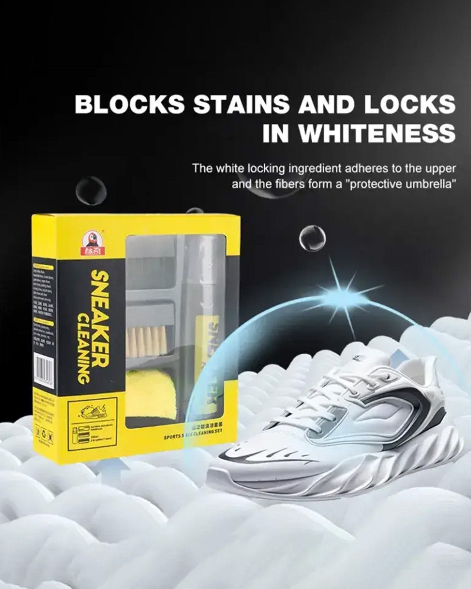 Biki Professional Sneaker Cleaning Foam Kit [AC002] - Jutapasal