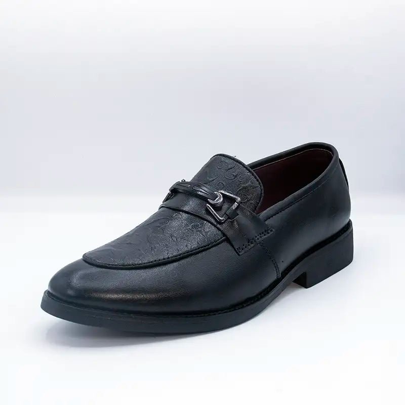 Black Genuine Leather Party Shoes GS94 - Jutapasal